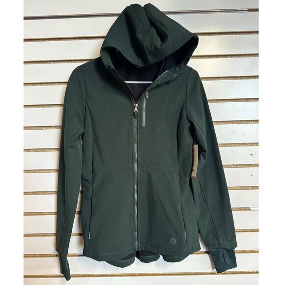 NWT Mondetta Outdoor Project Green Jacket XS Softshell Pockets - Picture 1 of 10